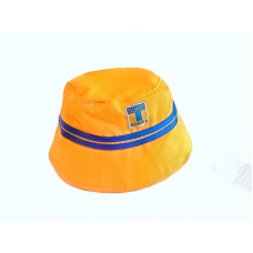 Sombrero playero de bebe amarillo tigres